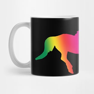 Rainbow galloping horse Mug